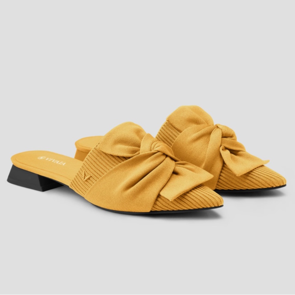 Yaffa Flat Mules by VIVAIA